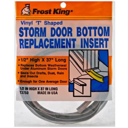 Thermwell Products Thermwell T3750 37 in. Gray Storm Door Bottom 688382
